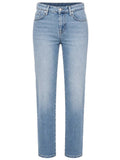 Light Blue Straight High Rise Jeans 1