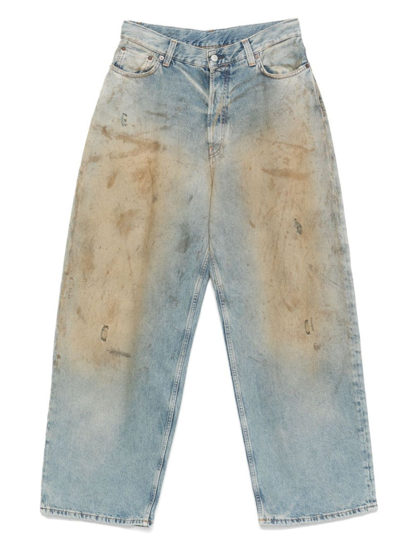 Sky Blue Relaxed High Rise Jeans 1