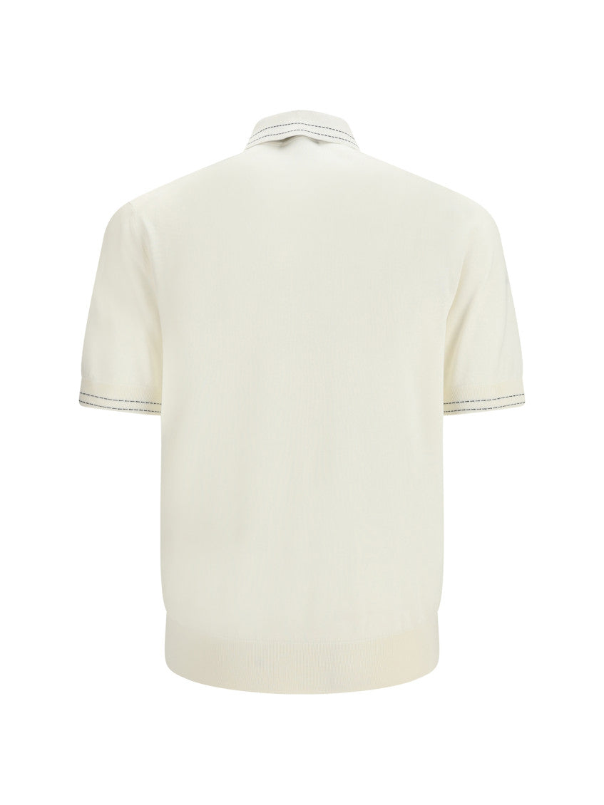 White Shirt Collar Polo 2