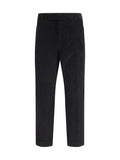Black Corduroy Chino Pants 1