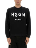 Black Regular Logo Sweatshirt 1