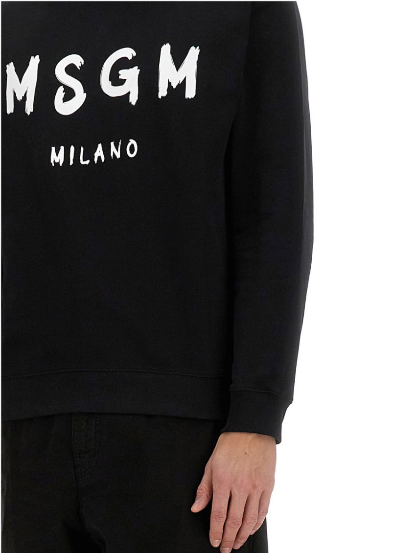 Black Regular Logo Sweatshirt 3
