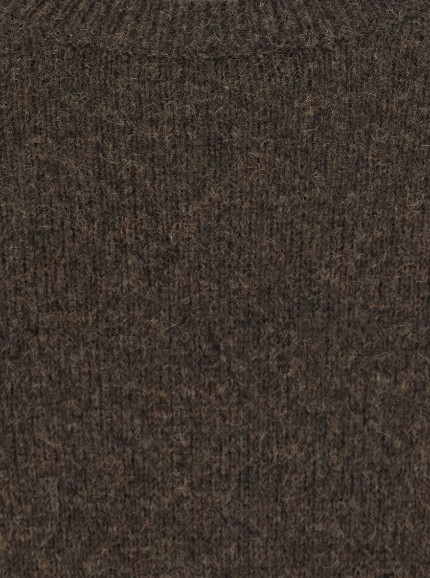 Brown Crew Neck Sweater 3