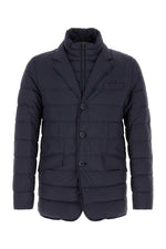 Blue High Neck Jacket 1