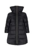 Black High Neck Down Jacket 1