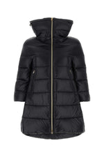 Black High Neck Down Jacket 1