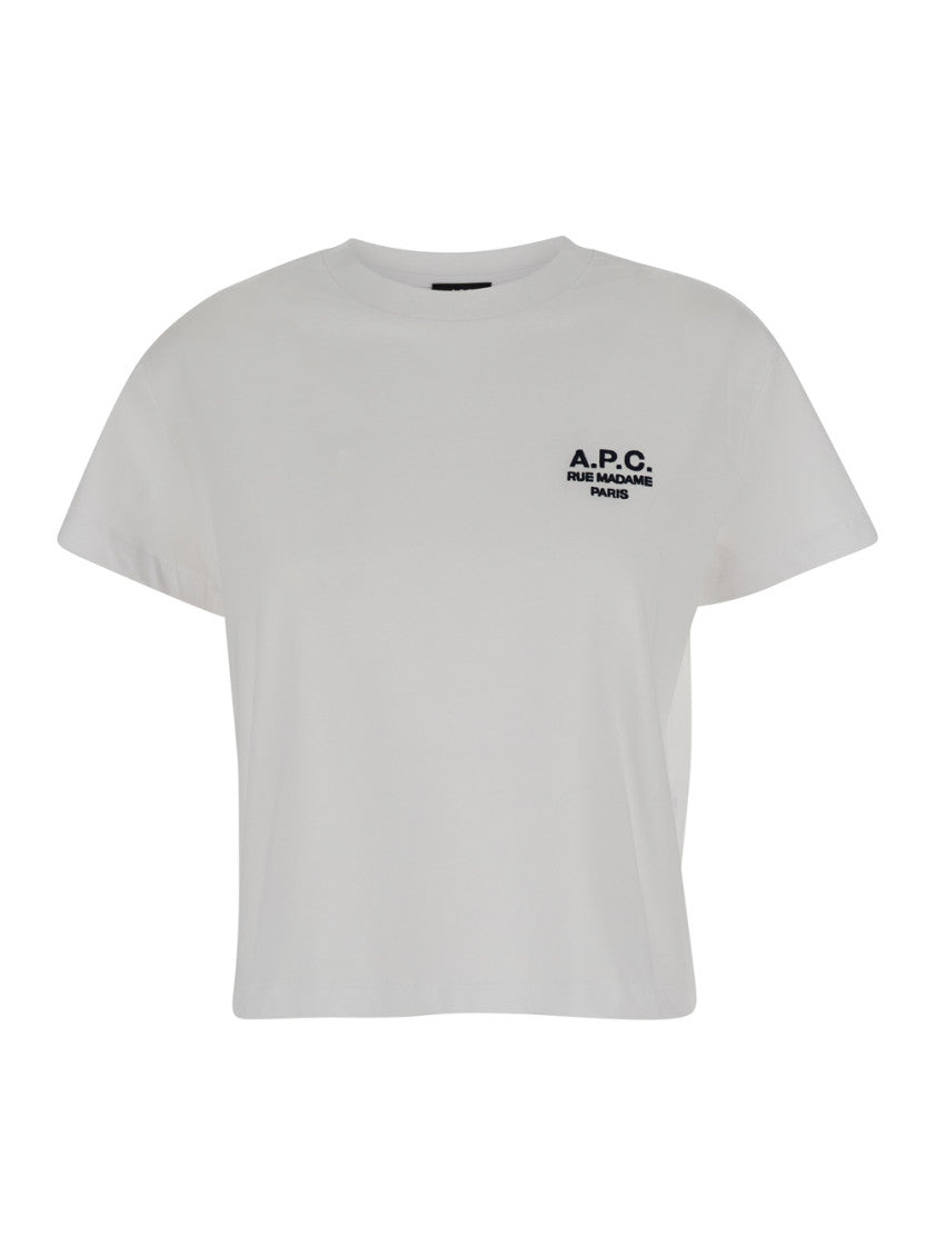 White Boxy Rue Madame T-shirt 1