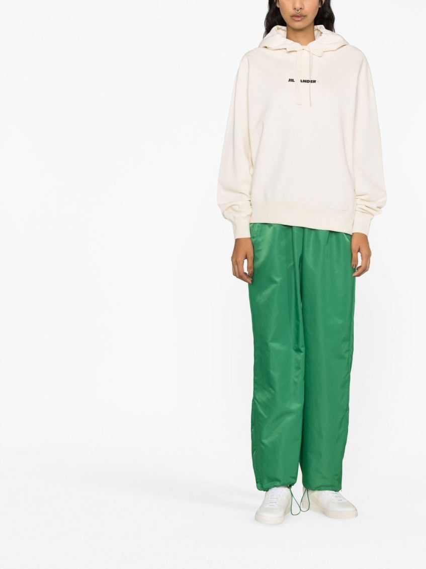 Pink Logo Print Hoodie 2