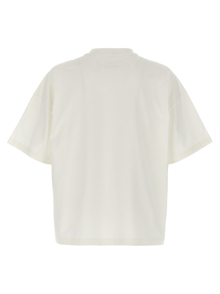 White Embroidered Logo T-Shirt 2