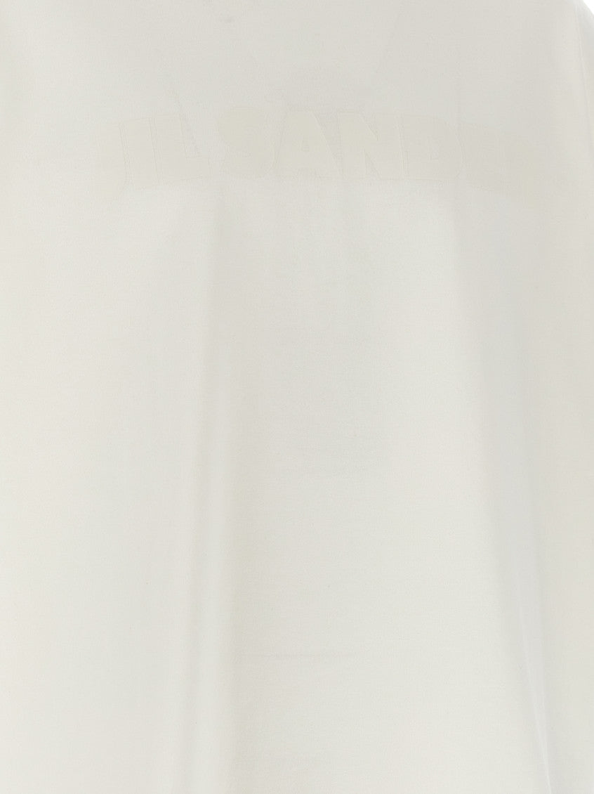 White Embroidered Logo T-Shirt 4