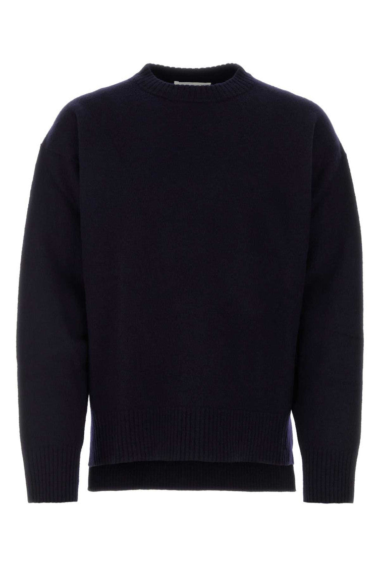 Dark Blue Wool Oversize Sweater 1