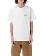 White Embroidered Logo T-shirt 1