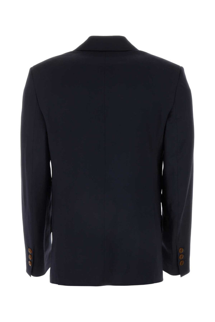 Navy Blue Single Breasted Blazer 2