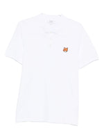 White Fox Head Polo Shirt 1