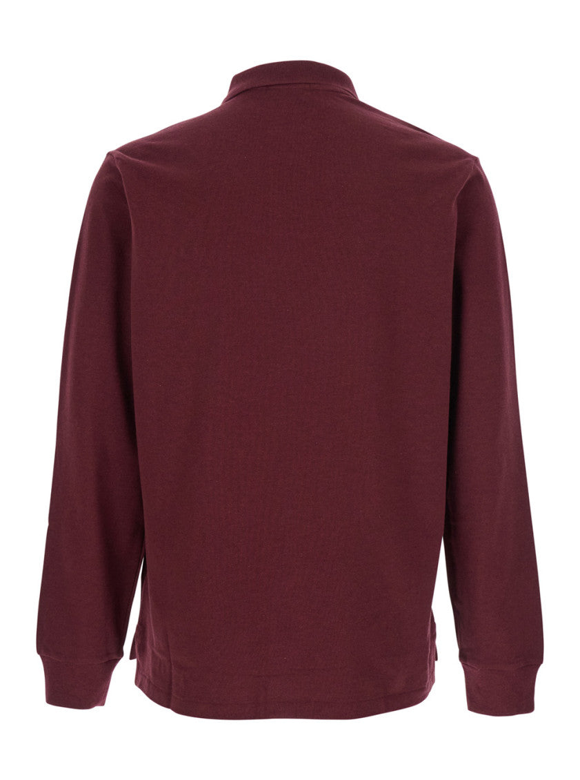 Maroon Logo Polo 2