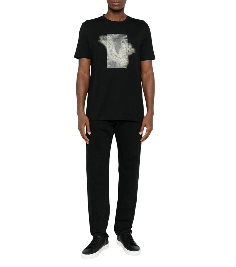 Black Graphic Print T-Shirt 3