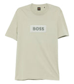 Beige Graphic Logo T-Shirt 1