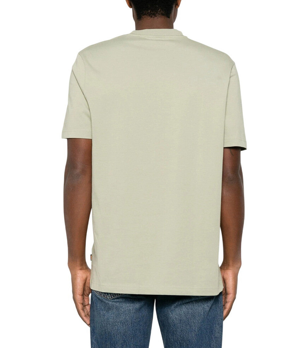 Beige Graphic Logo T-Shirt 2