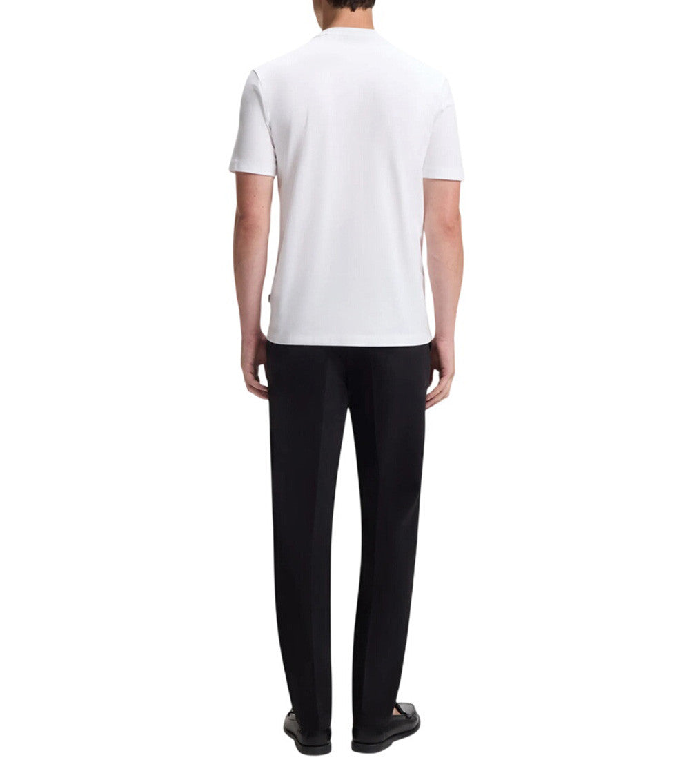 White Crew Neck T-Shirt 3