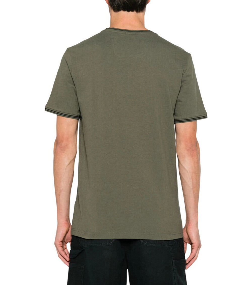Olive Crew Neck T-Shirt 3