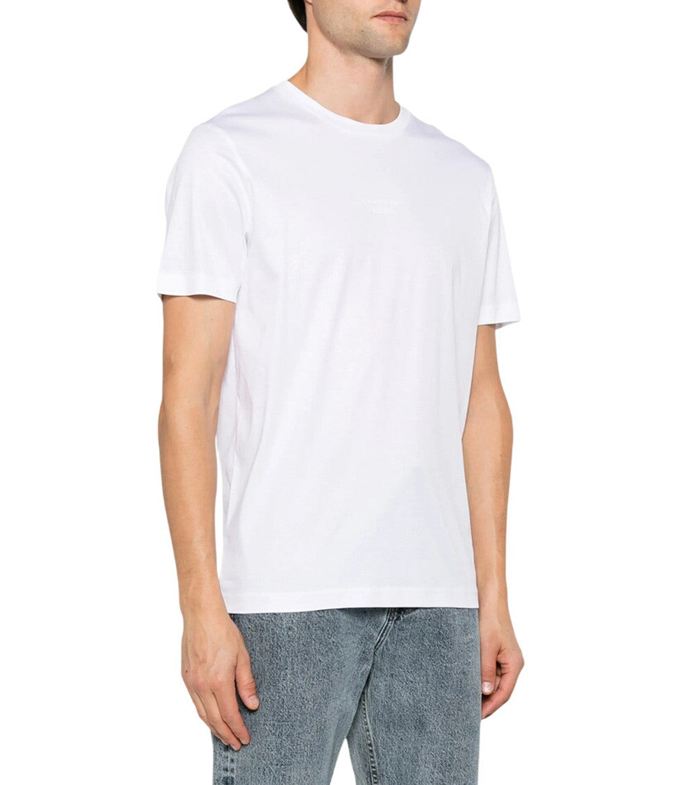 White Crew Neck T-Shirt 2