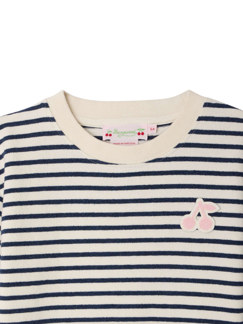 Girls Multi Color Striped T-Shirt 3