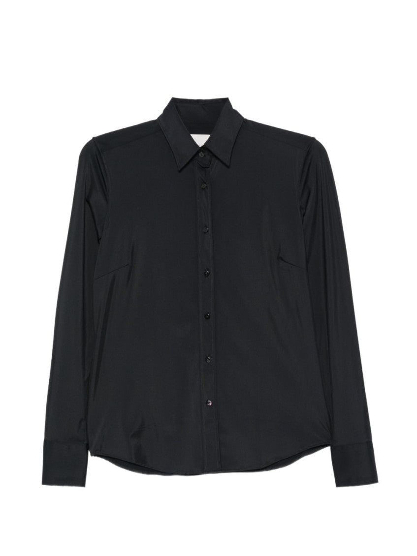 Black Regular Solid Shirt 1