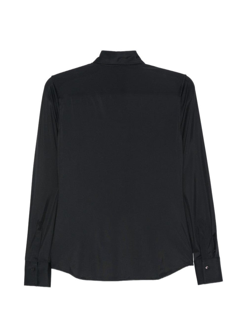 Black Regular Solid Shirt 2