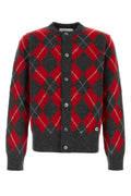 Multicolor Checks Crew Neck Cardigan 1
