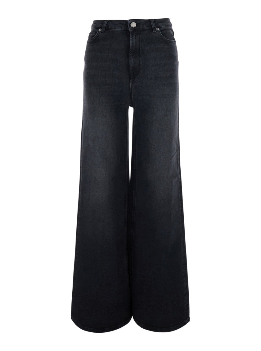 Black Relaxed High Rise Jeans 1