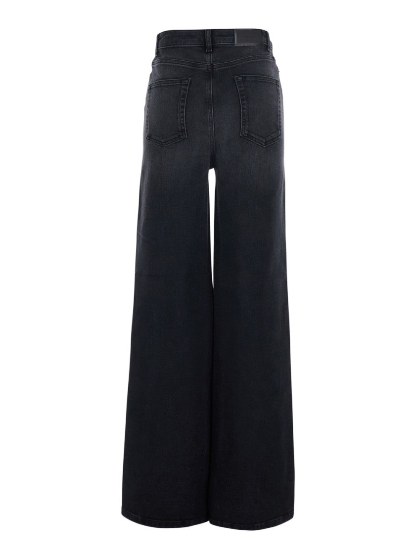 Black Relaxed High Rise Jeans 2