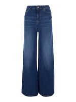 Blue Relaxed High Rise Jeans 1