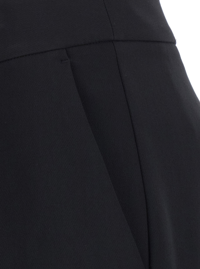 Black Regular Flat Front Pant 3