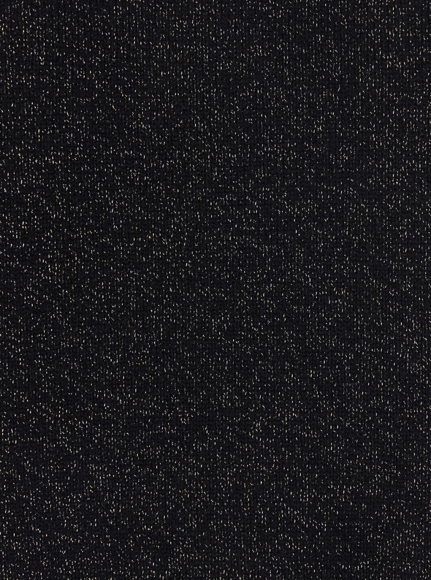 Black Knitted Crew Neck Sweater 3