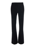 Black Regular Flared Pants 1