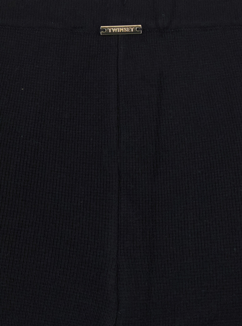 Black Regular Flared Pants 3