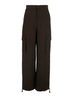 Brown Regular Cargos Pants 1