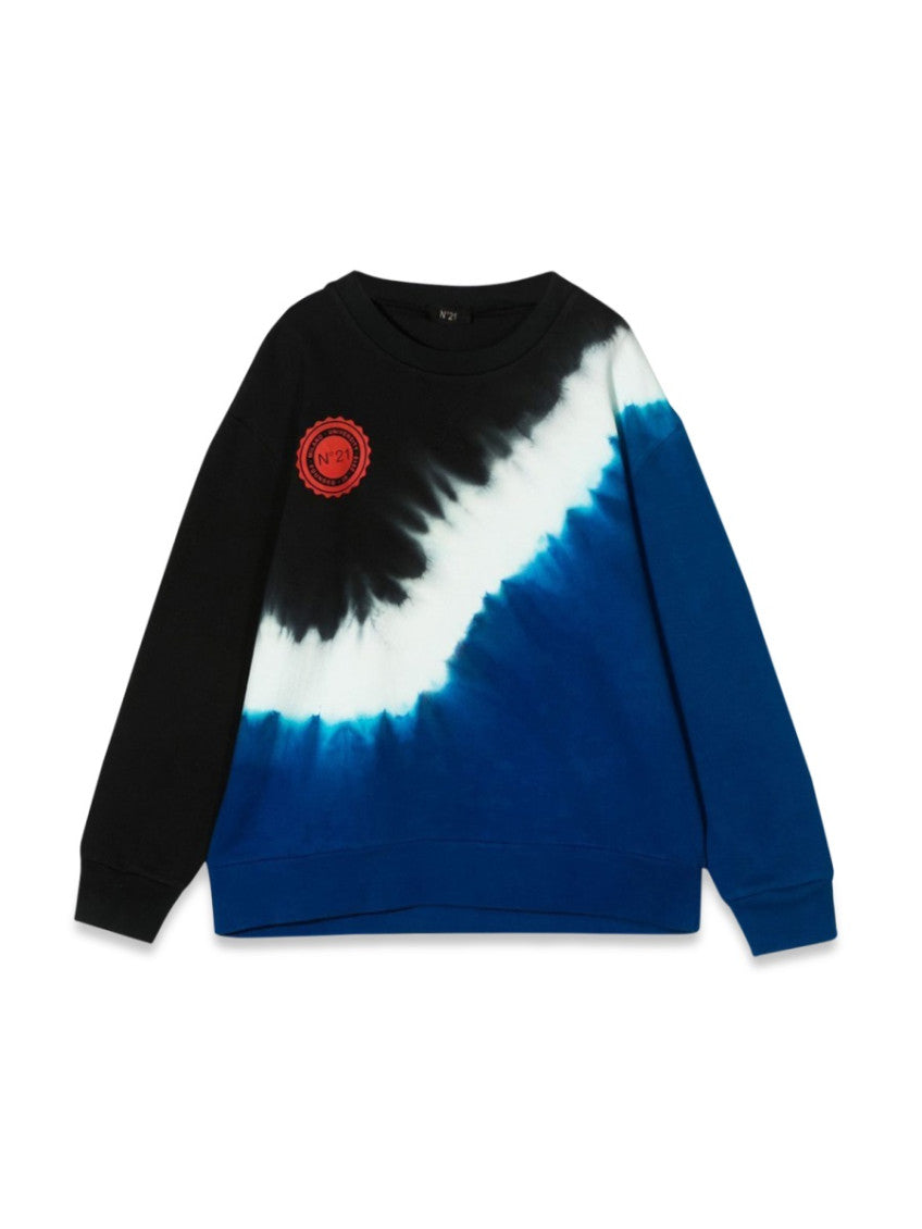 Boys Multi Color  Tie-Dye Sweatshirt 1