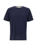 Navy Blue Crew Neck T-Shirt 1