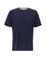 Navy Blue Crew Neck T-Shirt 1