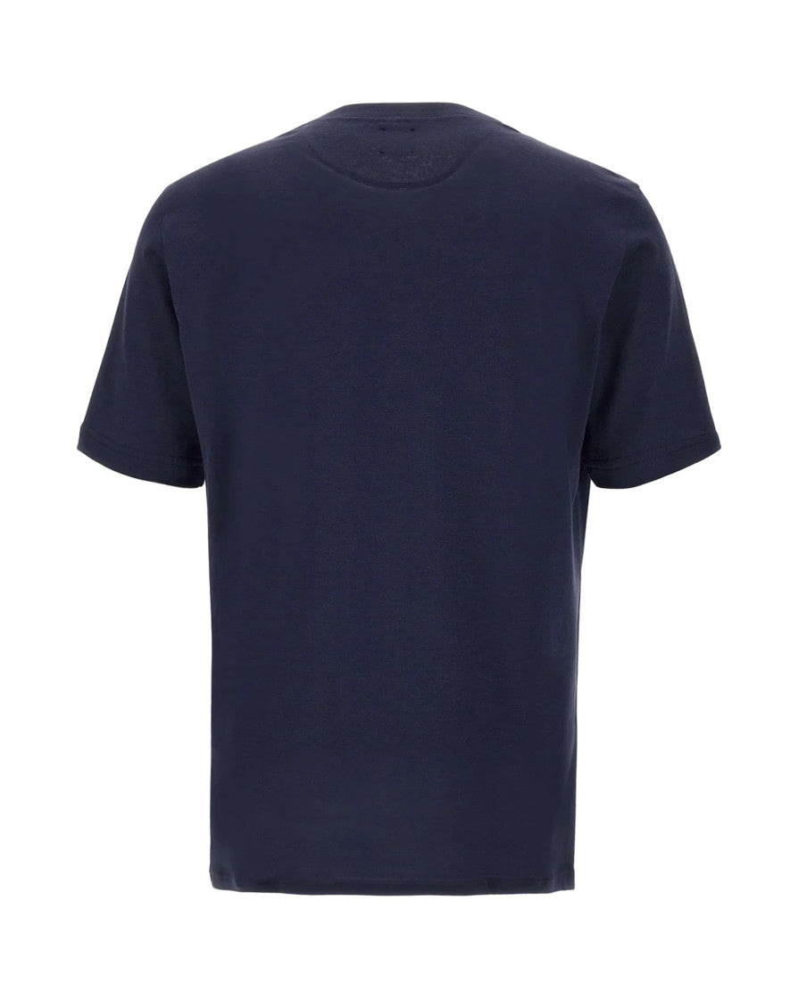 Navy Blue Crew Neck T-Shirt 2