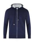 Navy Blue Zip-Up Hoodie 1