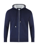 Navy Blue Zip-Up Hoodie 1