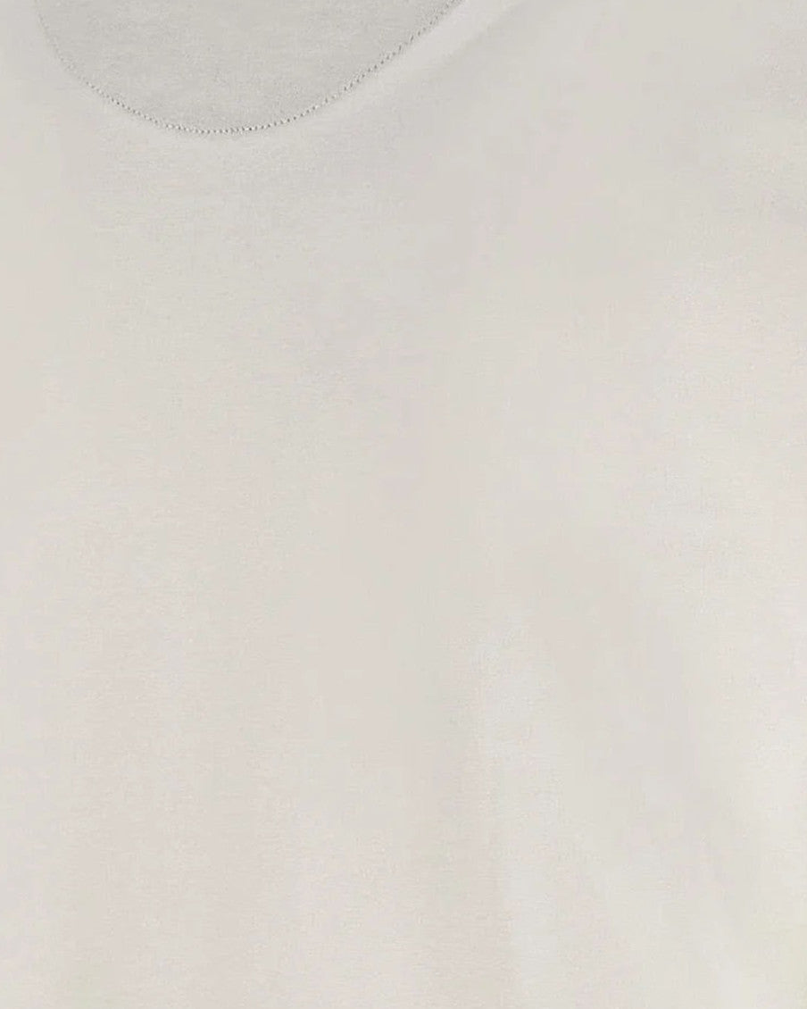 White Crew Neck T-Shirt 3