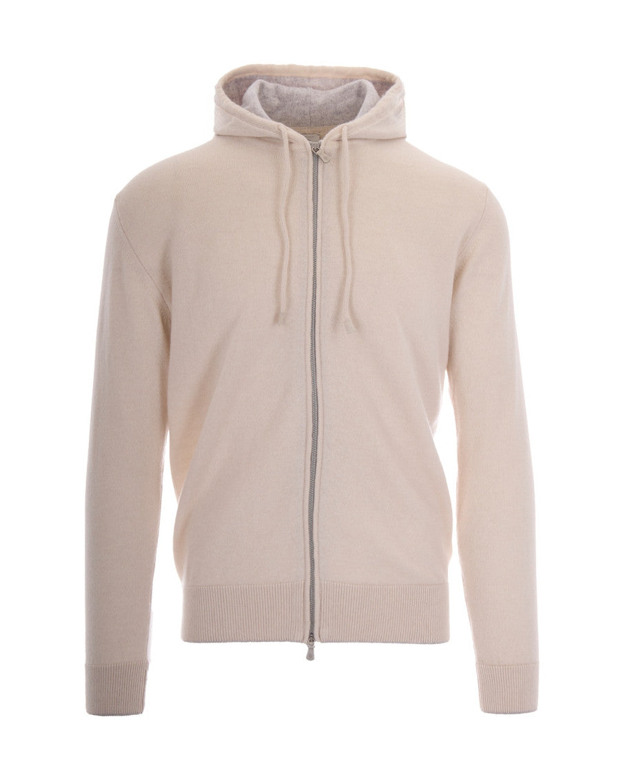 Light Beige Regular Hoodie 1