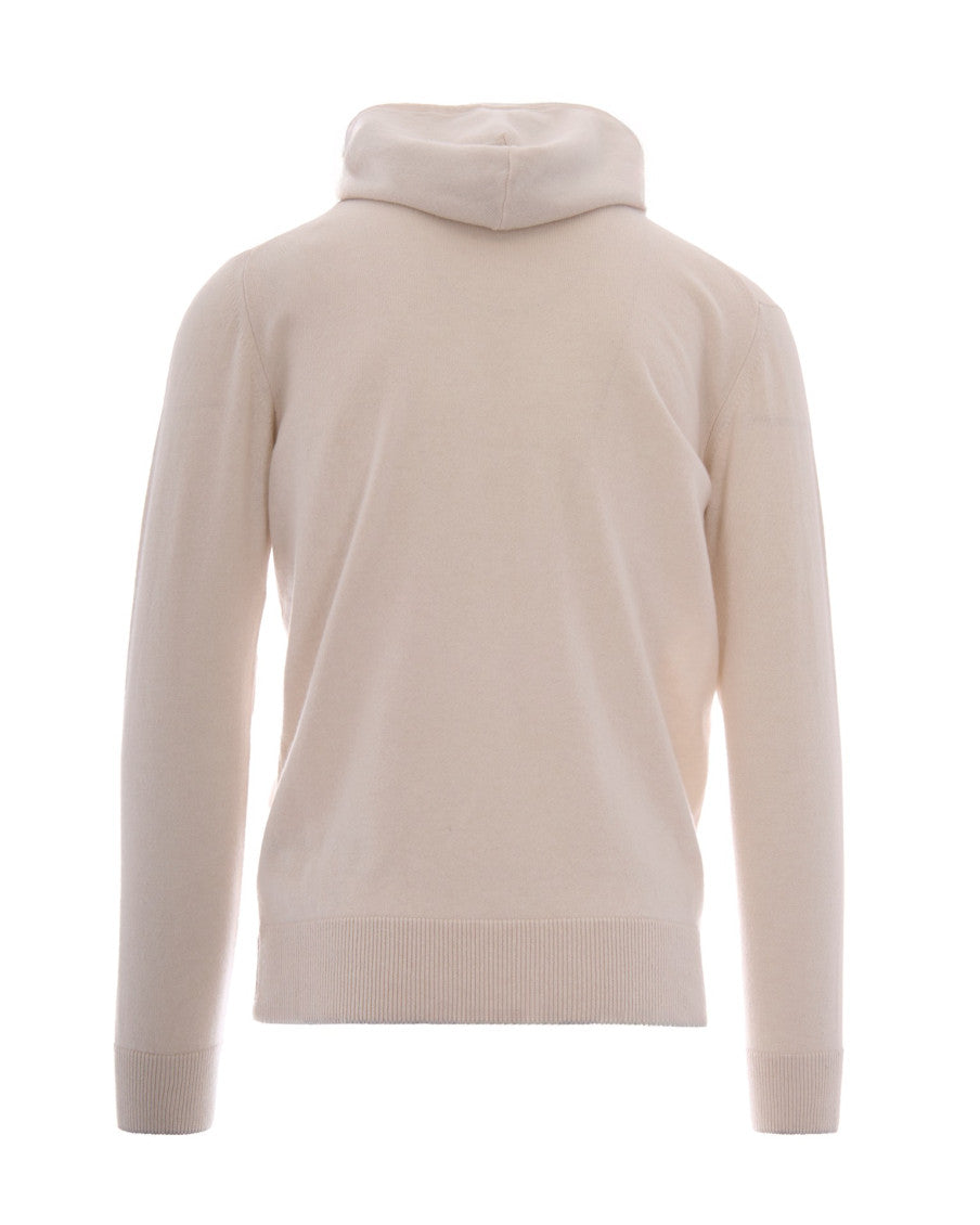 Light Beige Regular Hoodie 2