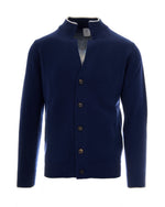 Blue Button-Up Cardigan 1