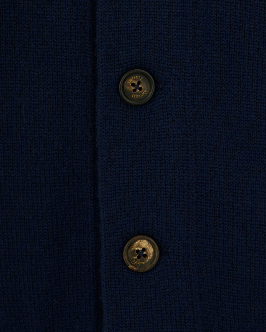 Blue Button-Up Cardigan 3