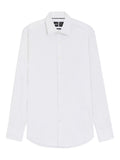White Slim Solid Shirt 1