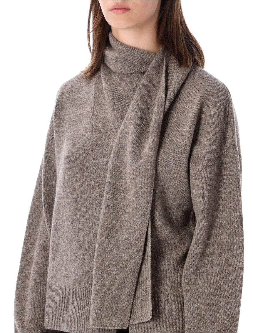 Grey Knitted Turtle Neck Sweater 3